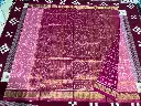 Lustrous Silver & White Full Tissue Saree